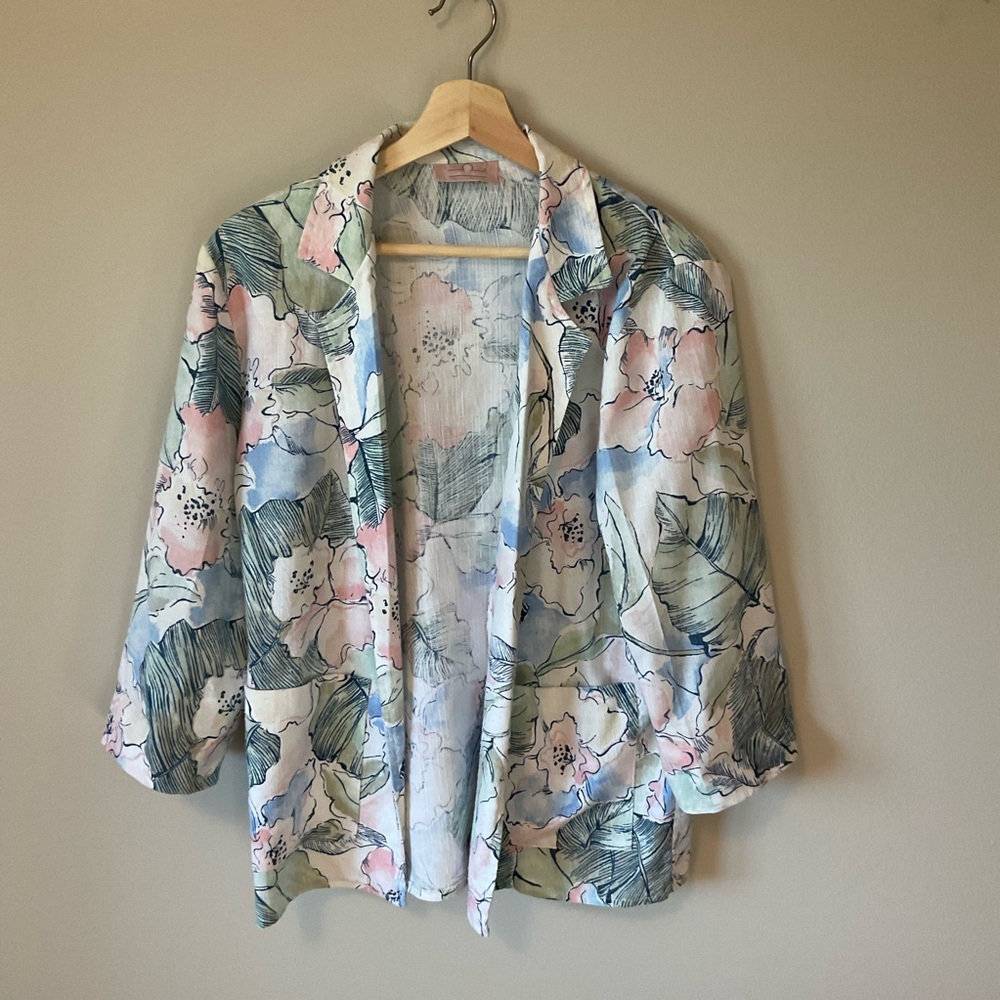 Vintage Floral Blazer
